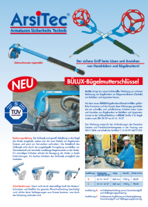 Bülux-Bügelmutterschlüssel von ArsiTec